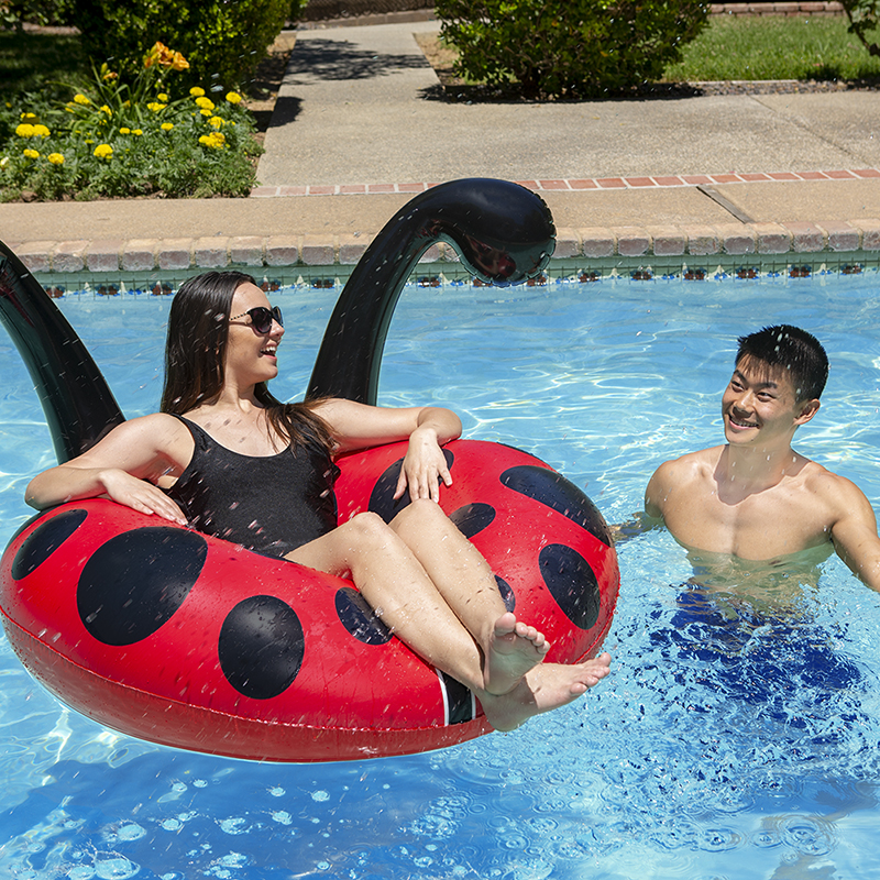 Lady Bug Swimming Pool Inflatable Tube Float