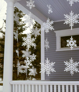 snowflake outdoor patio decoration