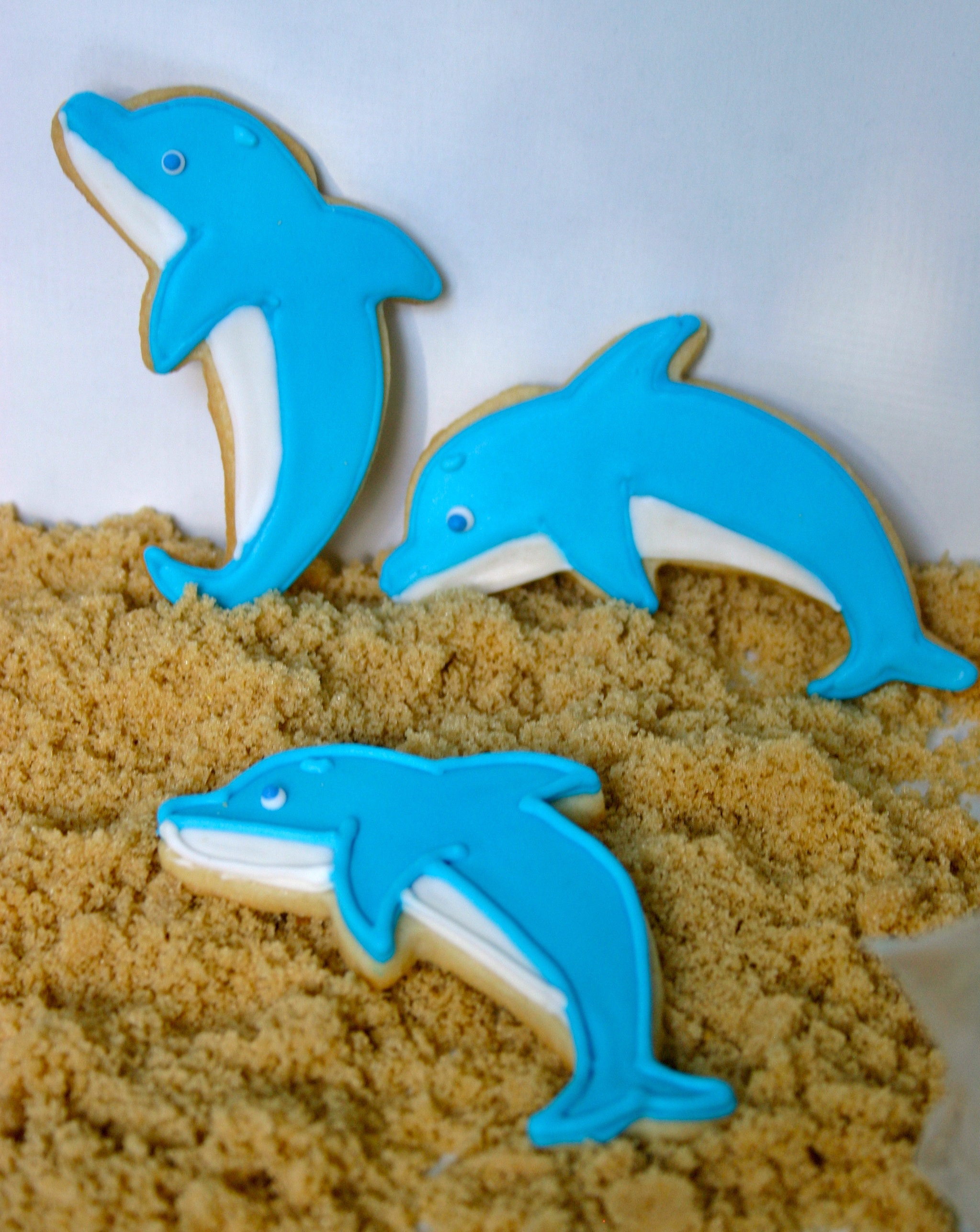 dolphin sugar cookie decorate