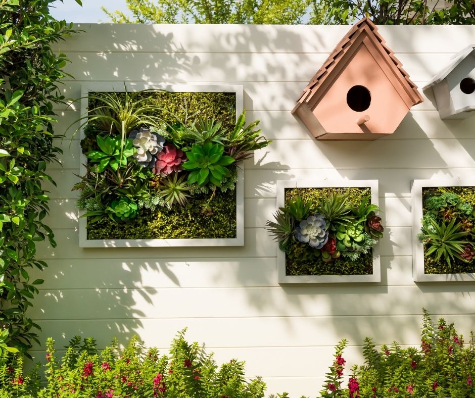 Vertical Garden on a Patio